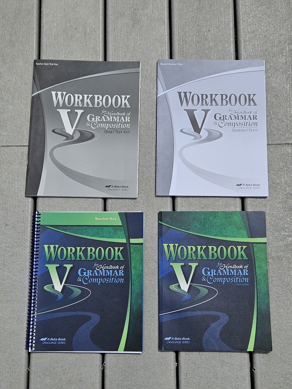 A Beka Handbook of Grammar and Composition V Workbook and Test Quiz Key